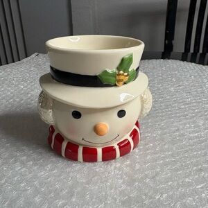 Lenox Snowman Figural Votive Holder